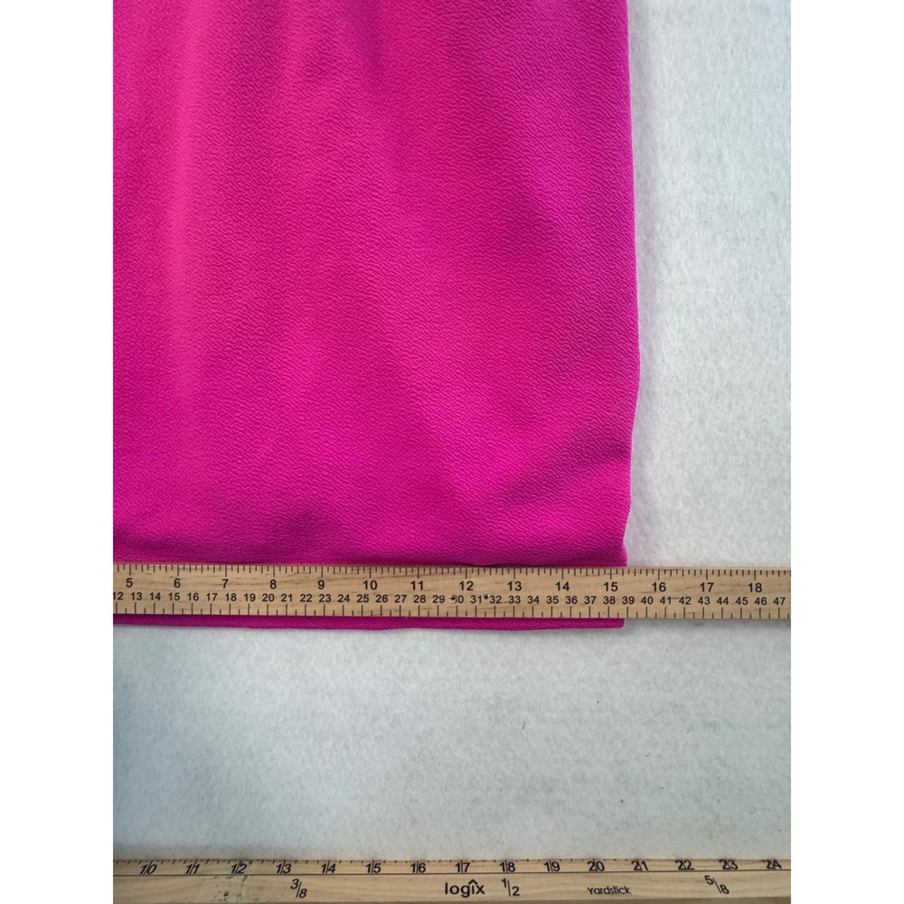Lulus Pink One Shoulder Cutout Mini Dress Size Large NEW Barbiecore Made in USA - Picture 8 of 10